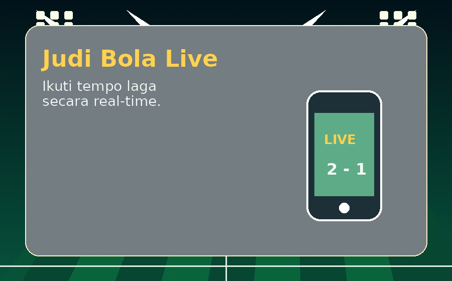 Tampilan judi bola live mobile friendly